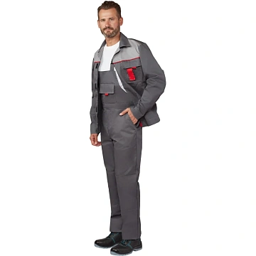 Костюм лет муж (куртка, пк) л10 т.сер/св.сер 120-124/182-188