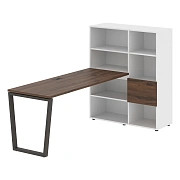 Рабочая станция EVRST 1117 Дуб Денвер тёмный/Мокко 2190х1120х1355 EDIS
