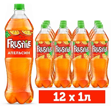 Напиток газированный Frustyle Апельсин, 1л, ПЭТ
