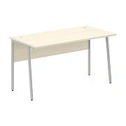 Стол прямой СП-3P Клен*/Алюминий 1400х720х755 IMAGO PLUS