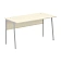 Стол прямой СП-3P Клен*/Алюминий 1400х720х755 IMAGO PLUS
