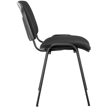 Стул UA_EChair Rio(ИЗО/ISO) черн, ткань черная С-11