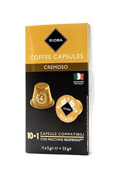 Кофе в капсулах Rioba Cremoso 10шт