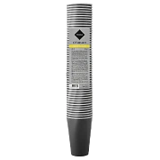 RIOBA Стакан одноразовый бумажный черный 400мл, 50шт