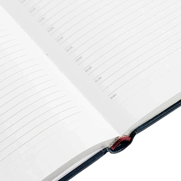 Ежедневник недатированный А5 Sidney Nebraska, син,сер.обрез,272стр 3-128/12