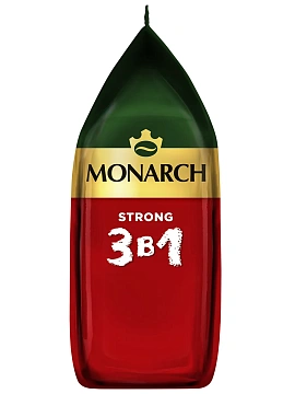 Напиток кофейный Monarch Strong 3в1 растворимый (13г x 50шт), 650г