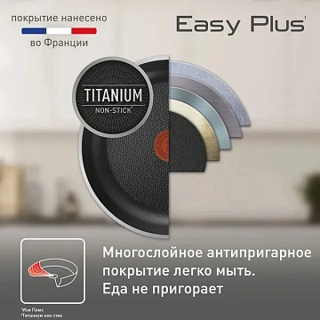 Сковорода вок Tefal Easy Plus, 28см