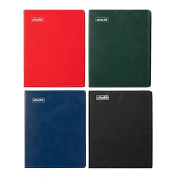 Тетрадь со сменным блоком Attache,80л,клет,А5,обл.ПВХ