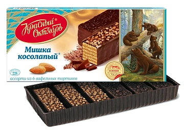 Торт Красный Октябрь Мишка косолапый, 220г