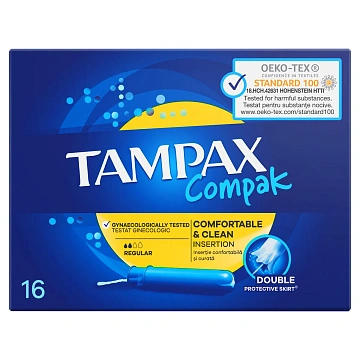 Тампоны Tampax Compak Regular, 16шт