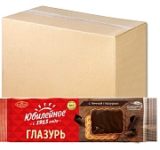 Печенье Юбилейное с темной глазурью, 116г x 60 шт