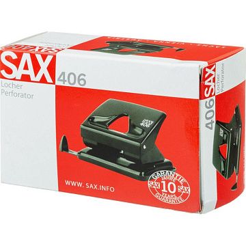 Дырокол SAX 406 до 30л., металл, с лин., черный, Австрия-Венгрия