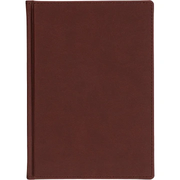 Ежедневник датированный 2026 А5+ VELVET бордовый 3-123/02