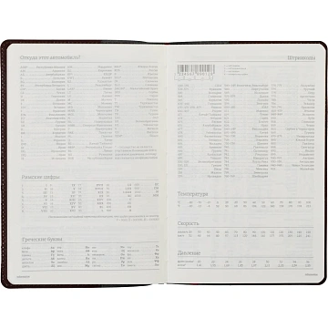 Ежедневник полудатированный коричн,A5,152х222мм,416 стр,Br.V.PROFY 3-073/03