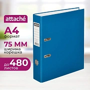 Папка-регистратор  75мм, cиний, ПБП1, карм.кор