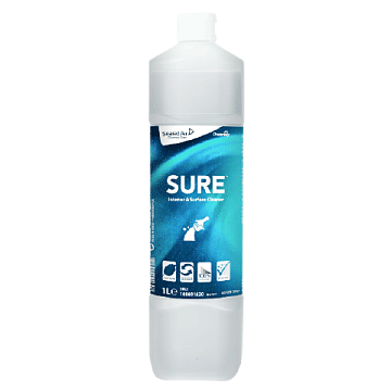 Универсальный моющий концентрат Sure Interior & Surface Cleaner 1л, для ежедневной уборки водостойких поверхностей, 100892013