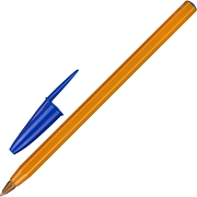 Ручка шариковая BIC 'Orange', СИНЯЯ, корпус оранжевый, узел 0,8 мм, линия письма 0,3 мм, 8099221