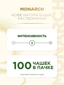 Кофе Монарх Милиграно пакет 200г (6шт/кор)