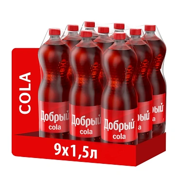 Напиток газированный Добрый Cola, 1.5л, ПЭТ