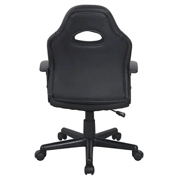 Кресло компьютерное BRABIX 'Spark GM-201', экокожа, черное/голубое, 532505