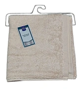 METRO PROFESSIONAL Полотенце махровое бежевое хлопок 600 г/м2, 50 х 90см