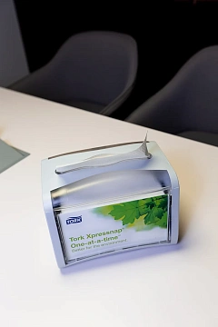 Диспенсерные салфетки Tellus (tork) Xpressnap N4 16x23см, белые, 2 слоя, 200шт, 10844 (10840)