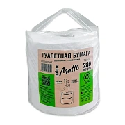 Туалетная бумага Motti в рулоне с центральной вытяжкой, белая, 140м, 2 слоя, 152280-М