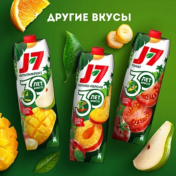 Нектар J7 персик, 970мл