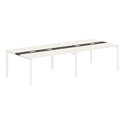 Конференц стол EUCT 3114 Ясень Траун/Белый 3132х1346х750 EDIS