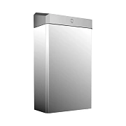 Мусорное ведро Merida Stella R KSP106.R, 27л, полированный металлик, с конусным отверстием