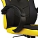 Кресло игровое Helmi HL-S07 'Boost', экокожа/ткань черная/желтая