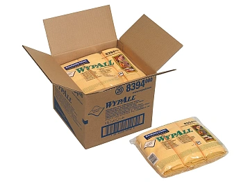 Салфетка протирочная Kimberly-Clark WypAll 8394, микрофибра, желтая