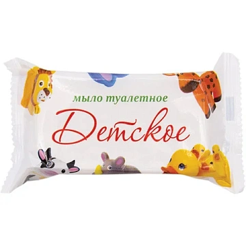 Мыло туалетное 100 г, КМЗ, ДЕТСКОЕ 'Ромашка'