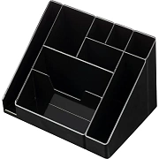 Подставка-органайзер 'Каскад', 115х160х105 мм, 9 отделений, черная, ОР11