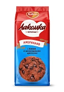 Печенье Лакомка Американо с шоколадными дропсами, 160г