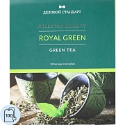 Чай Деловой Стандарт Royal Green tea зеленый, 100 пакx2гр