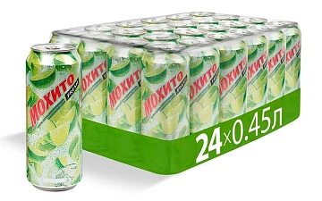 Напиток Мохито Fresh газированный, 450мл