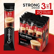 Кофе порционный Coffesso 3в1 Strong, 20шт х 15г
