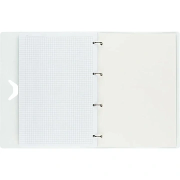 Бизнес-тетрадь А4,120л кольц/смен.бл,кл.Attache Selection Fluid Бирюзовый