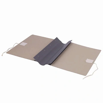 Папка архивная для переплета 'Форма 21' 80 мм, с гребешками, 4 отверстия, завязки, STAFF, 112172