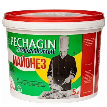 Майонез Pechagin Professional 56%, 5л