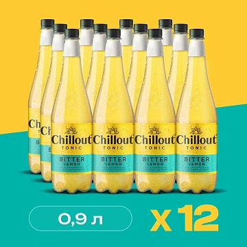 Напиток Chillout Bitter Tonic Лимон сильногазированный, 900мл