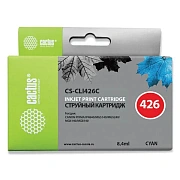 Картридж струйный CACTUS (CS-CLI426C) для CANON Pixma MG5140/MG5240/MG6140/MG8140, голубой