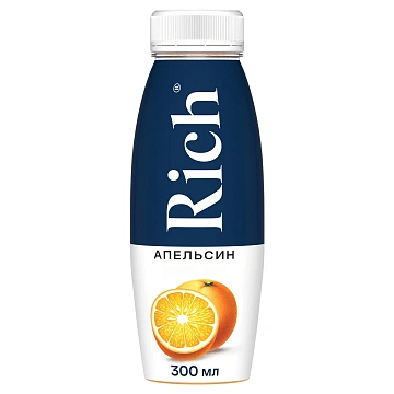Нектар Rich апельсиновый, 300мл x 12 шт