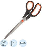 Ножницы Выбор есть 235 мм с пласт. прорезин. ручками, цвет крс/черн