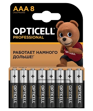 Батарейки Opticell Professional AAA, 8шт