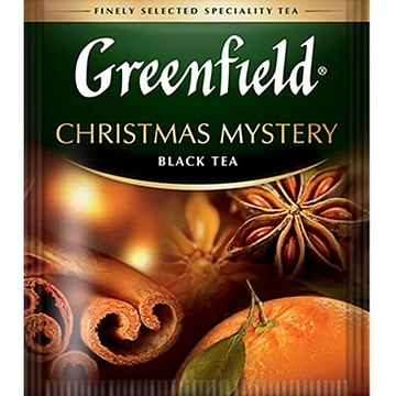 Чай GREENFIELD 'Christmas Mystery' черный, 25 пакетиков в конвертах по 1,5 г, 0434-10