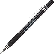 Карандаш механический 0,5 мм, PENTEL (Япония) 120 A3, ластик, резиновый грип, корпус черный, A315-A