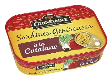 Сардины Connetable Genereuse в каталонском соусе, 140г