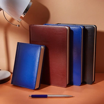 Ежедневник недатированный ATTACHE Priority А6, 160л, синий